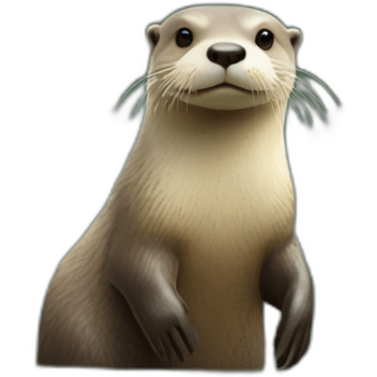 Loutre sur chameau emoji