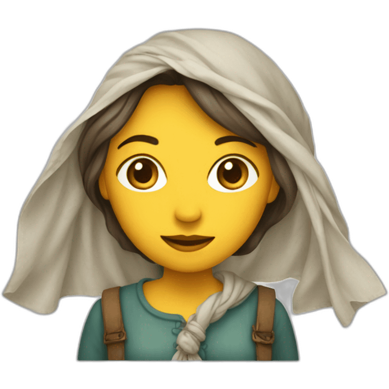 femme avec un voile légiférer emoji