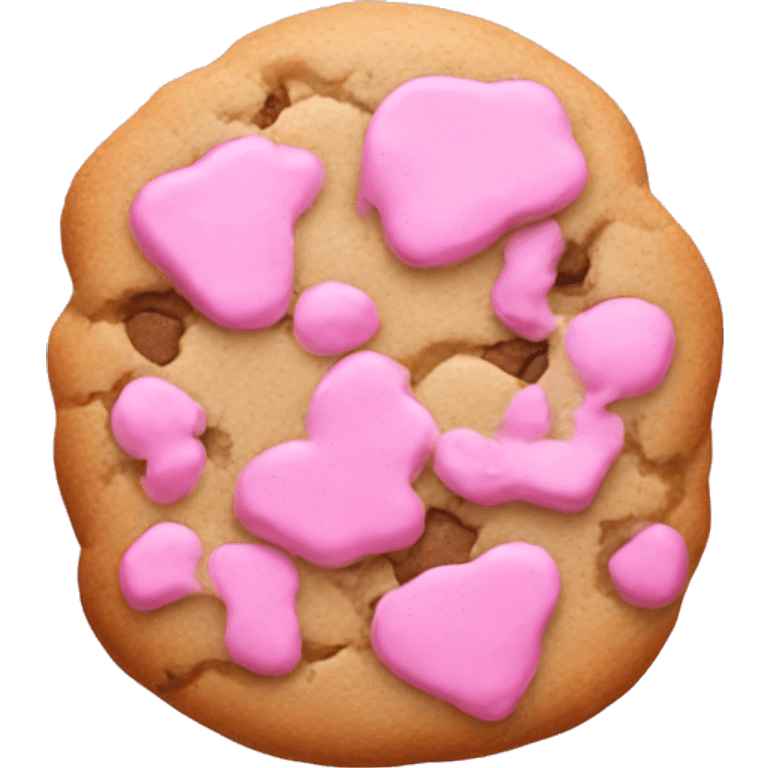 Pink cookies emoji