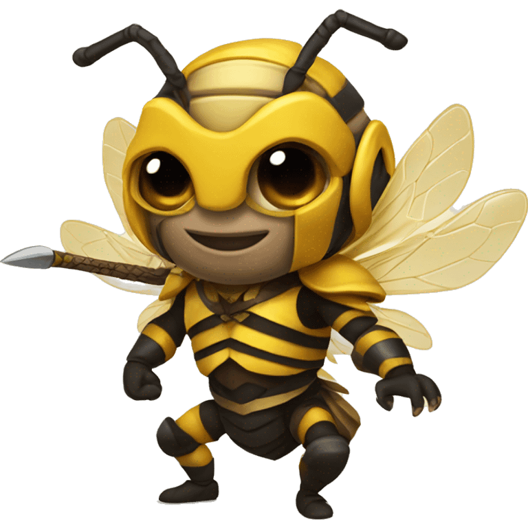 A warrior bee  emoji