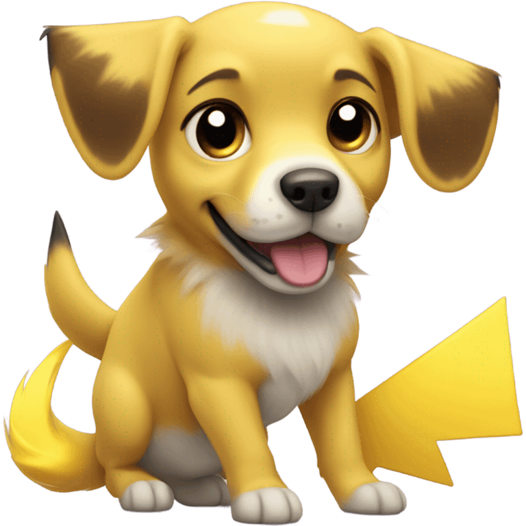 pikachu dog emoji