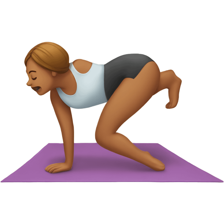 Downward dog emoji