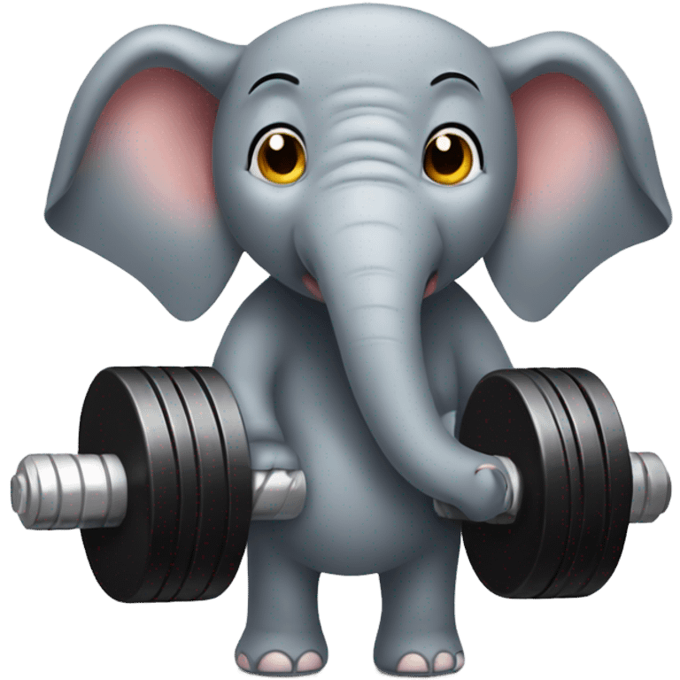 Elephant at the gym emoji