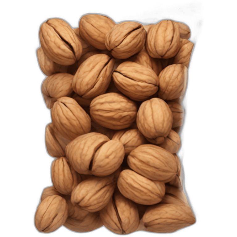 ziploc bag of walnuts emoji