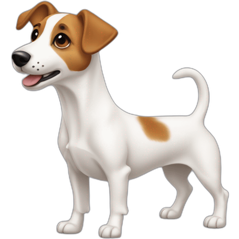 jack russel bone in mounth emoji