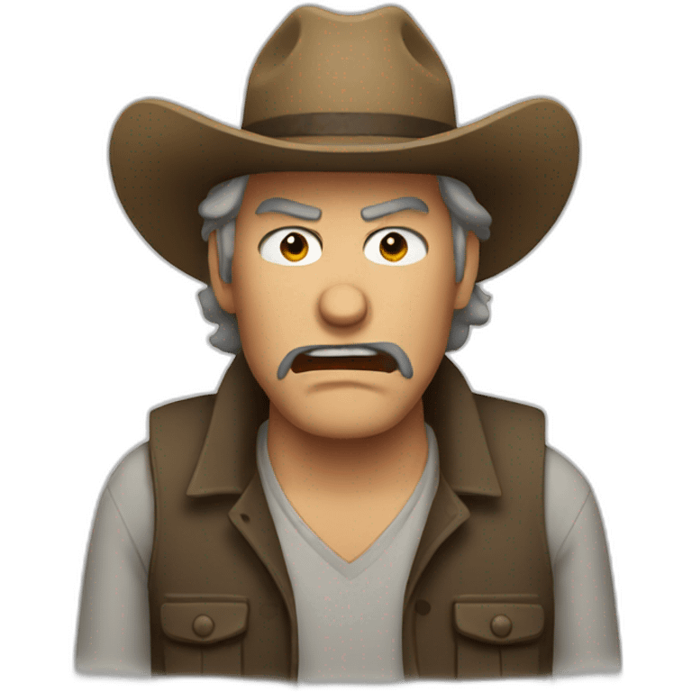 angry country dude emoji