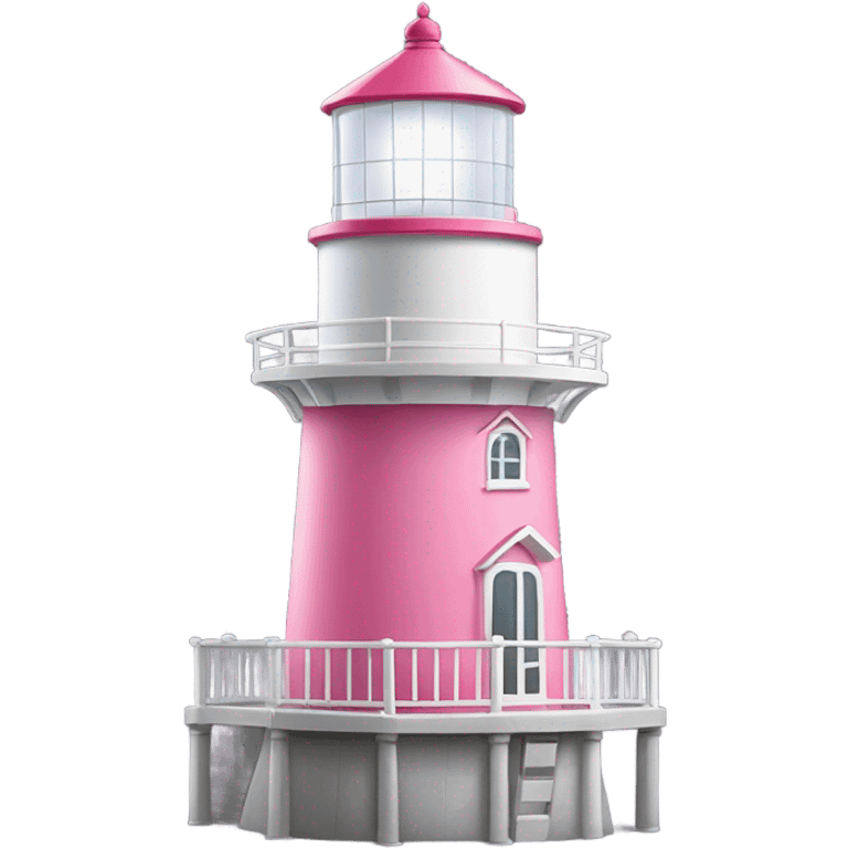 pink lighthouse emoji