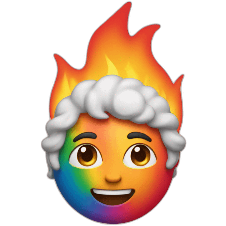 lgbt on fire emoji