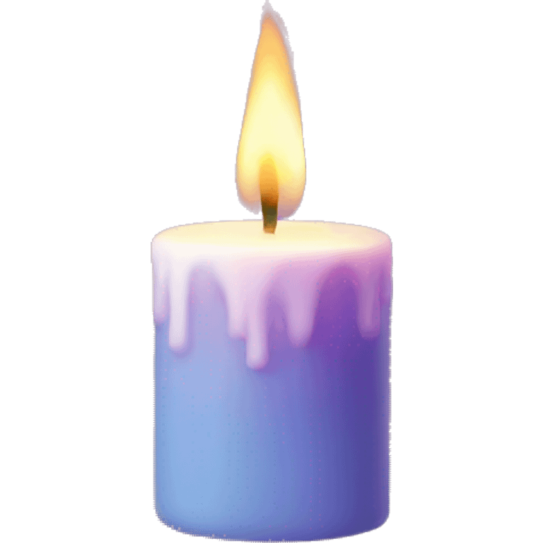 Aesthetic candle emoji