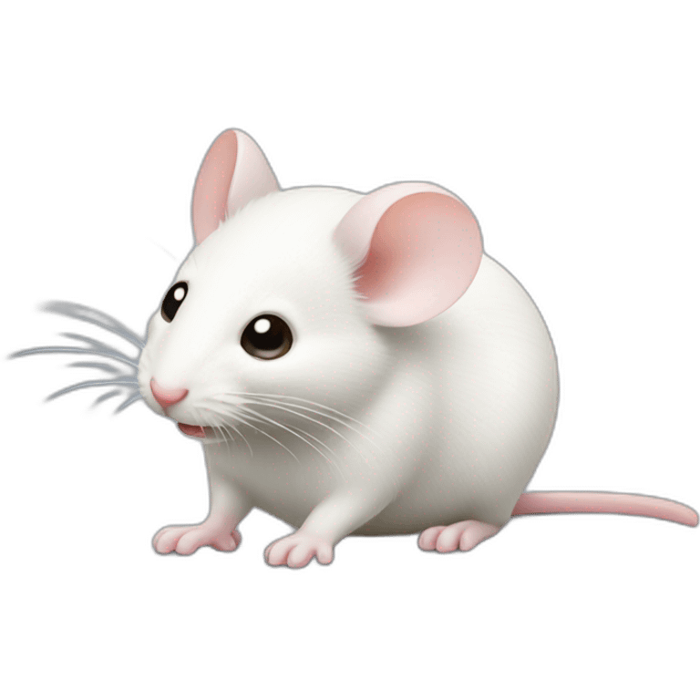 side white mouse emoji