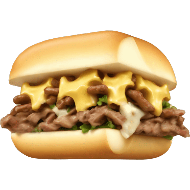 Philly cheese steak sub Sandwich  emoji