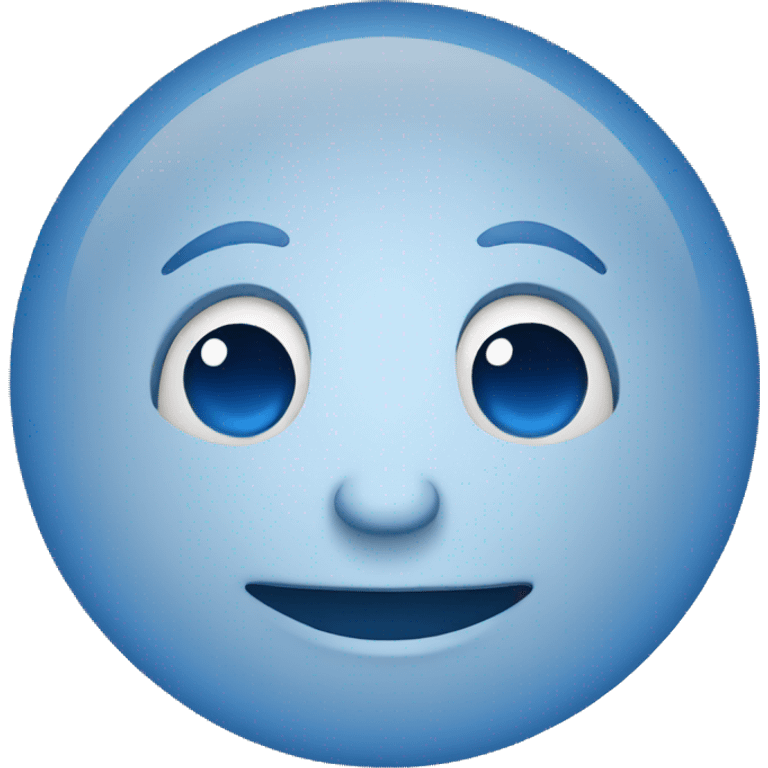 Blue circle  emoji