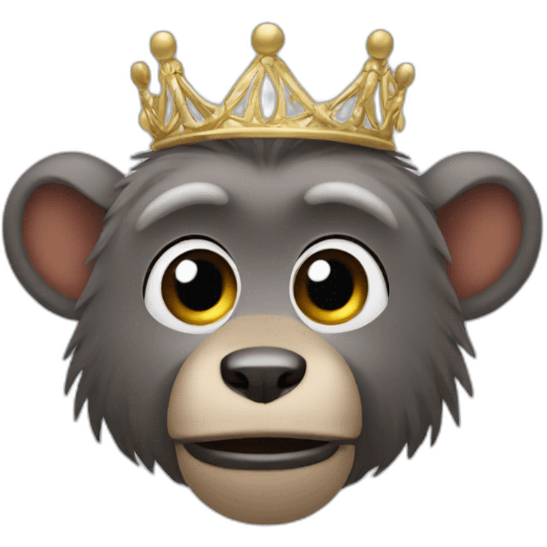 baboon tiara emoji