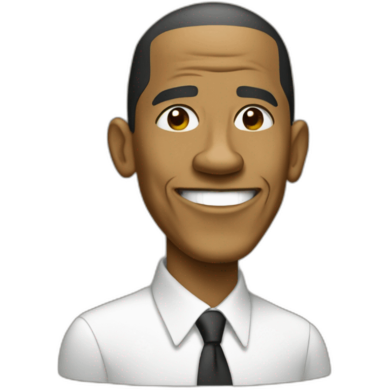 Obama sur une fusée emoji