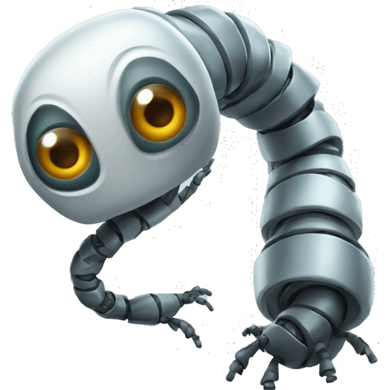 à worm robot emoji