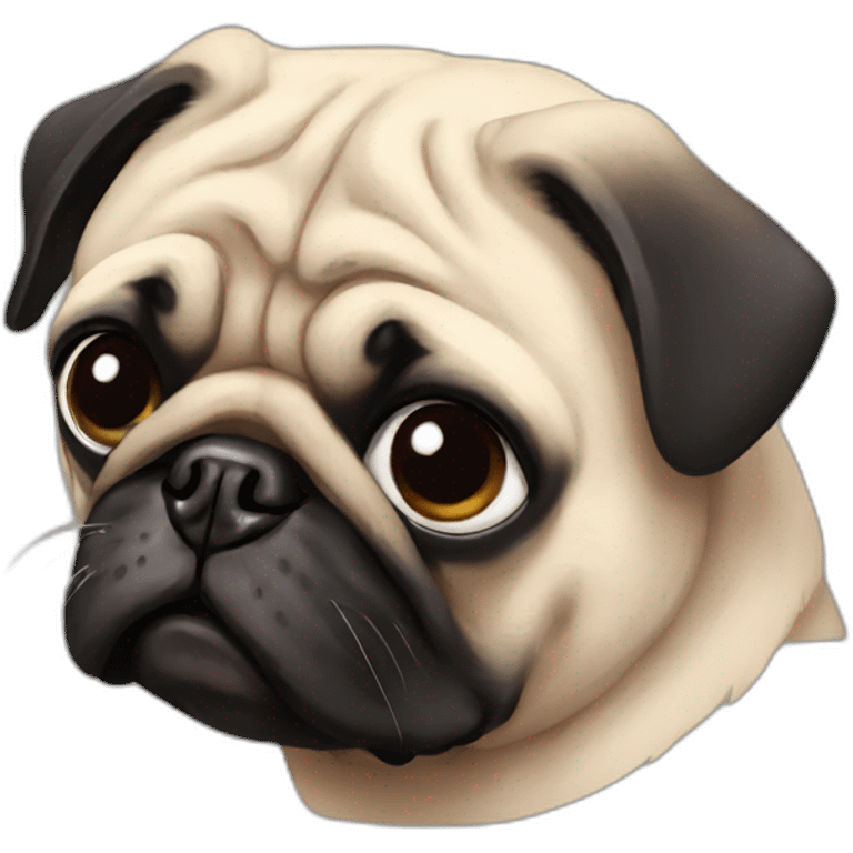 Pug emoji