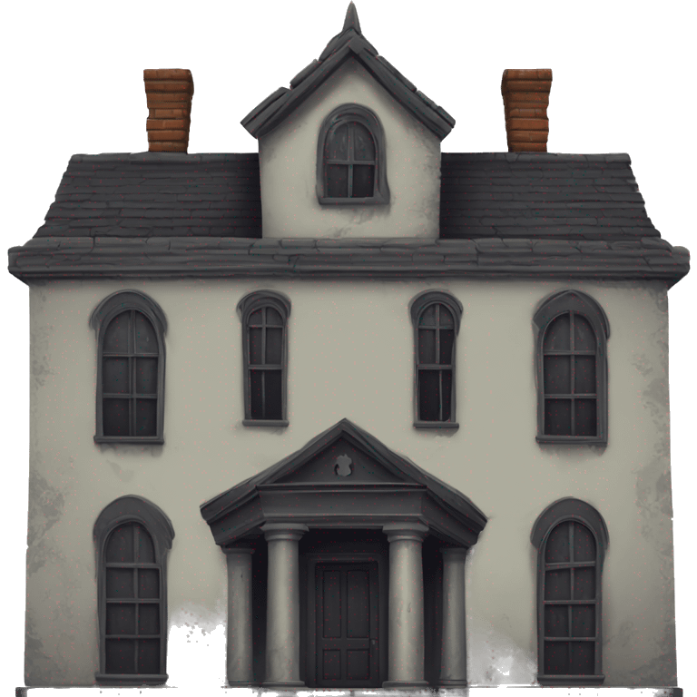 Nevermore Academy. Haunted Addams house. Dilapidated  emoji