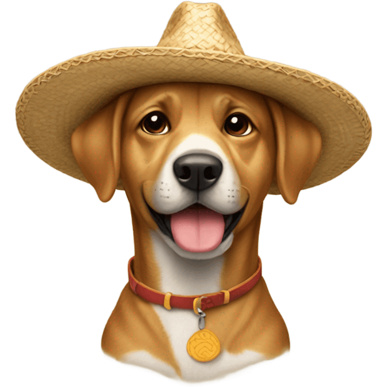 perro con sombrero emoji