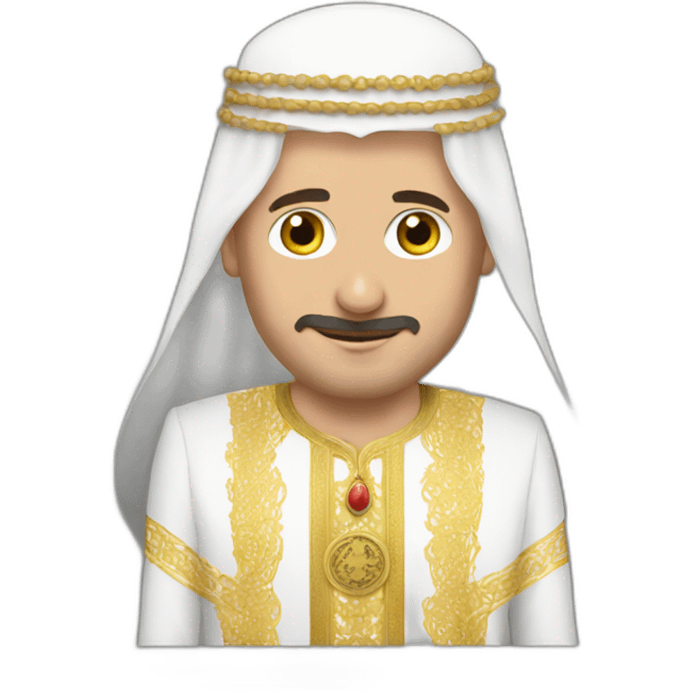 Putin in Arabic costume emoji