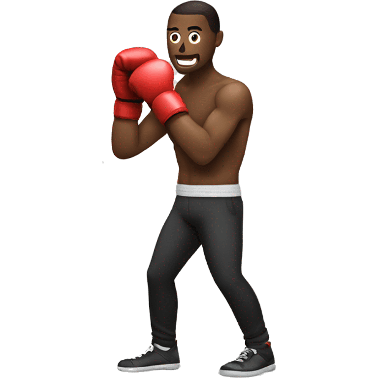 person with a boxing glove emoji