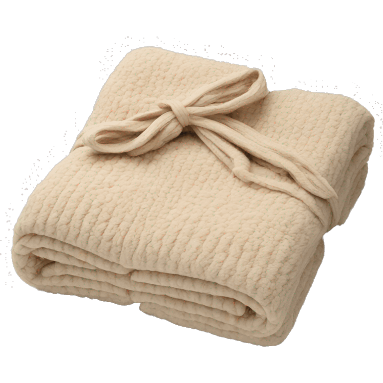 Bundle blanket beige emoji