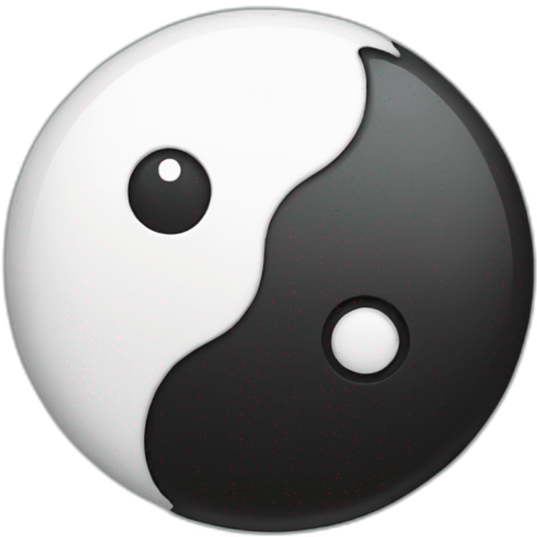 Yin yang emoji