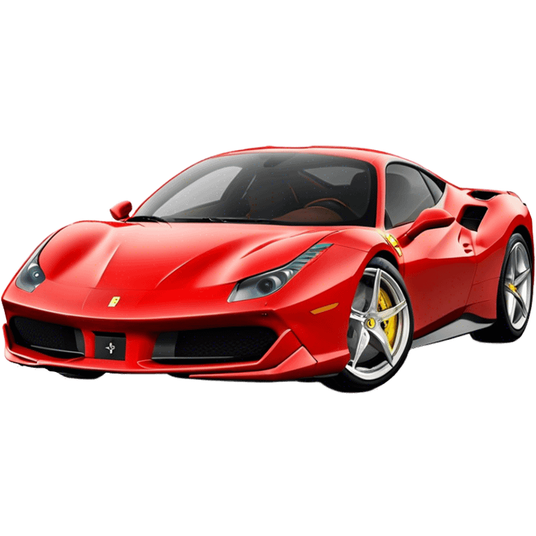 Ferrari 488 GTB - Ferrari (Model Year: 2020) (Iconic colour: Red) emoji