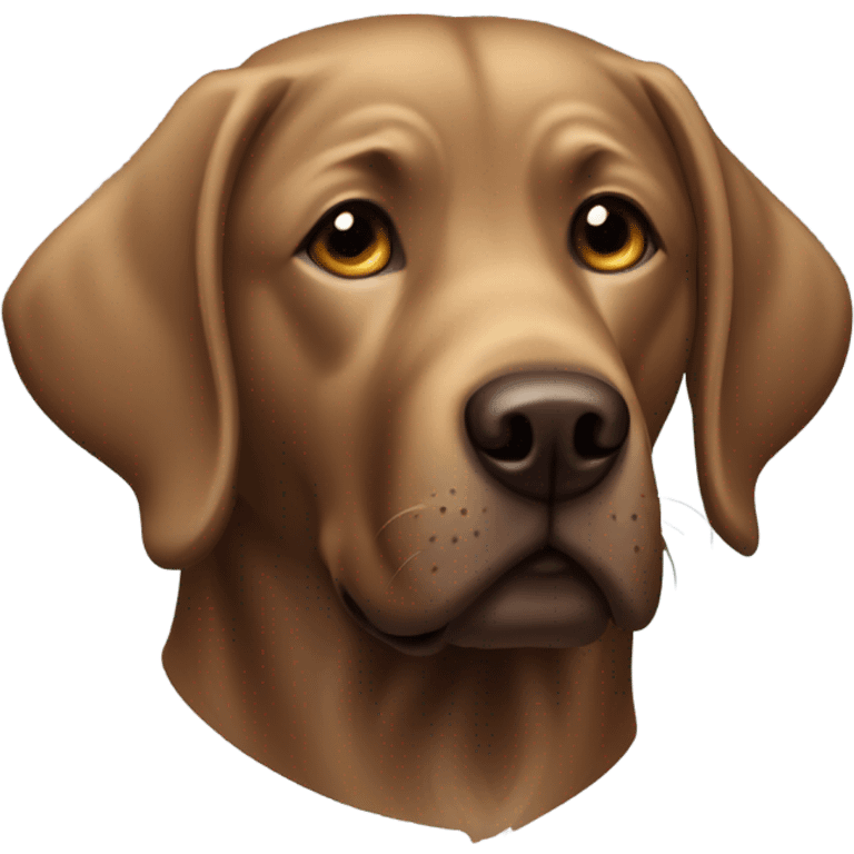 Brown Labrador retriever  emoji