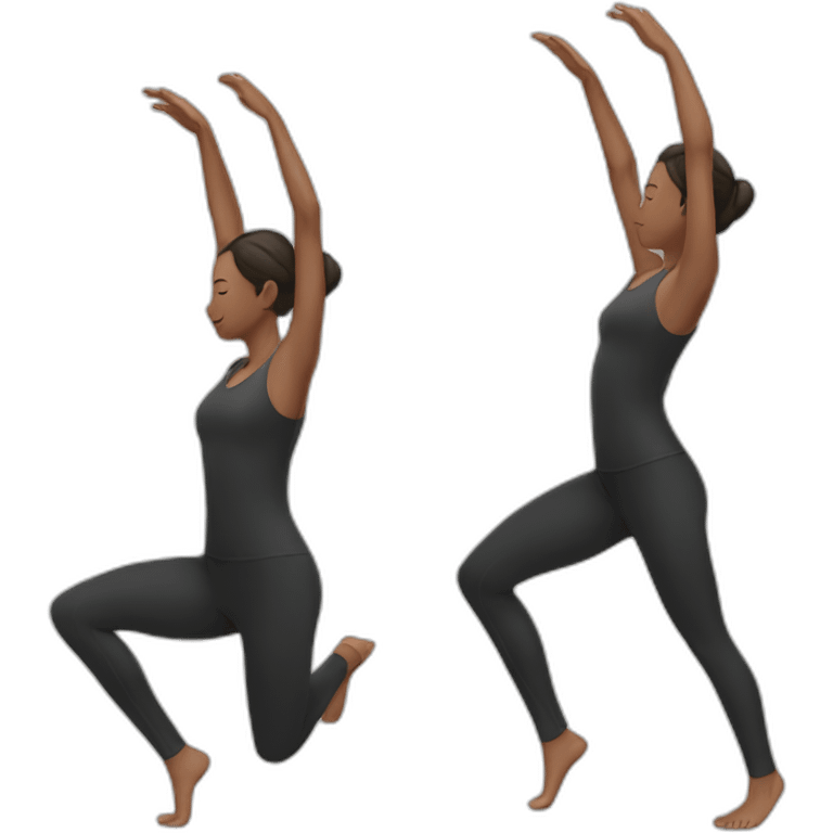 Stretch woman emoji