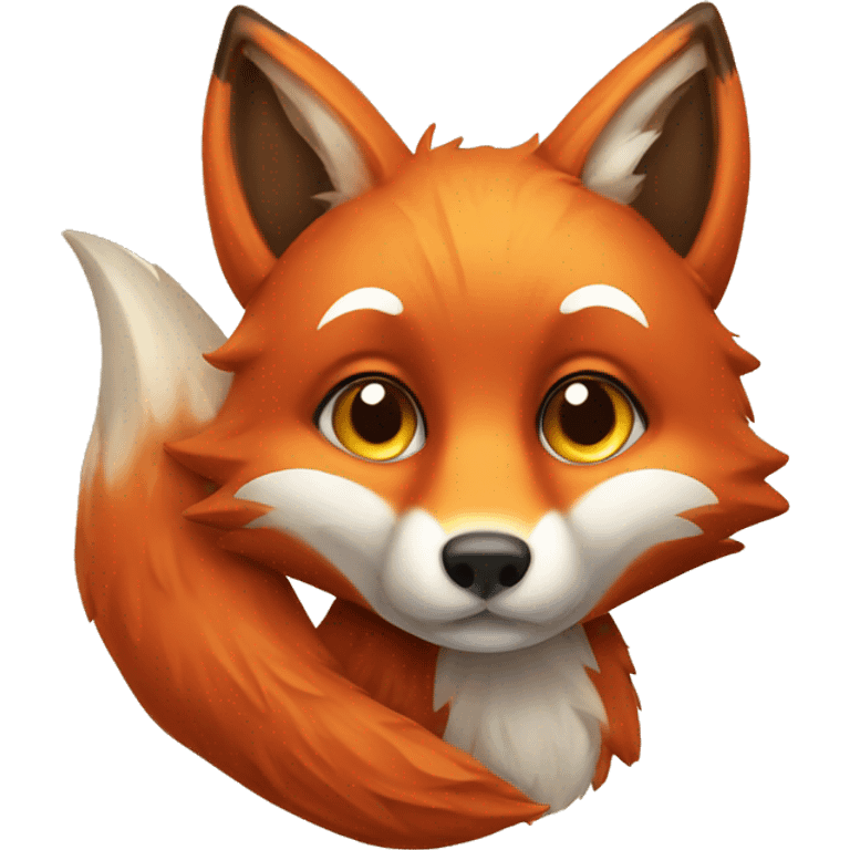 fox autumn emoji