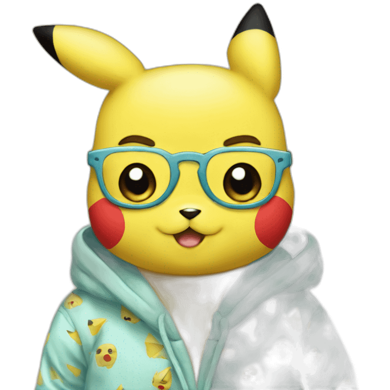 Pikachu en pijama emoji