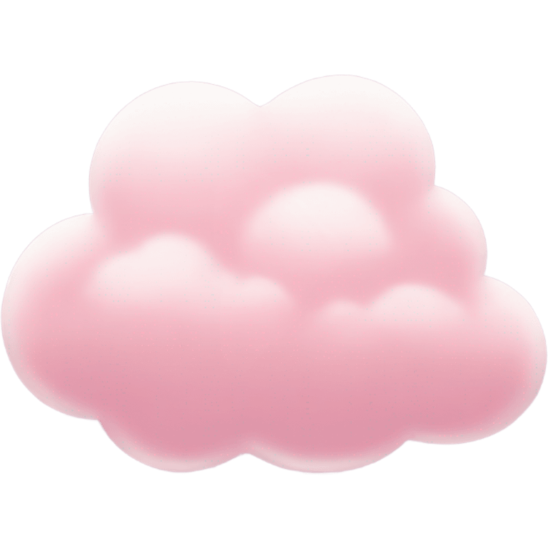 pastel pink cloud emoji