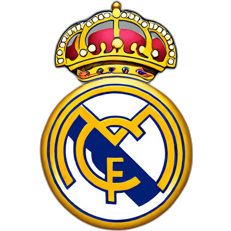 Real Madrid logo football club emoji