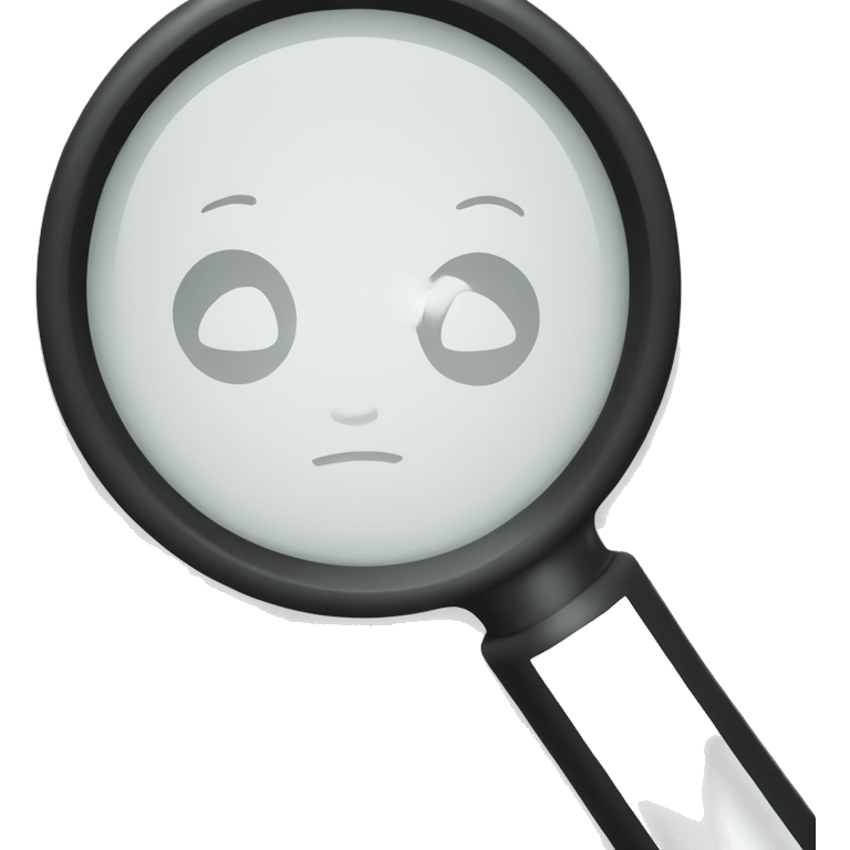 magnifier emoji