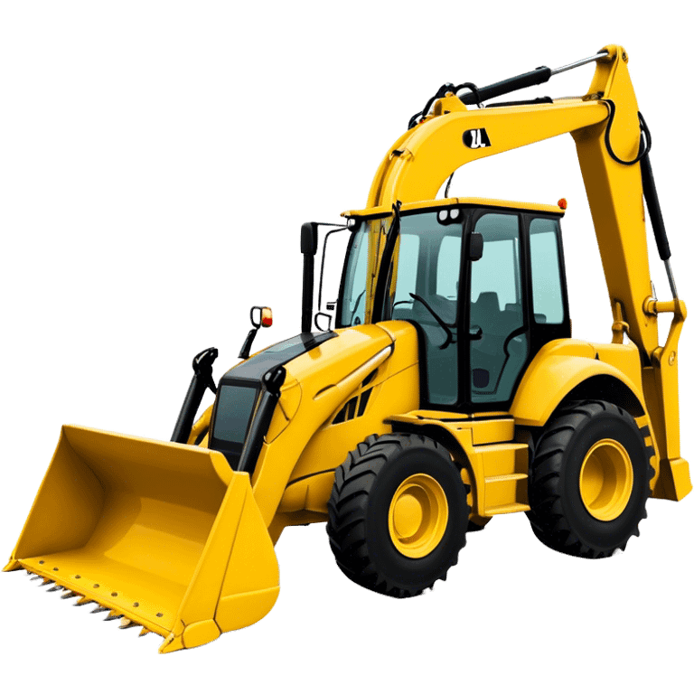 Backhoe Loader - Caterpillar 430F (Model Year: 2021) (Iconic colour: Yellow) emoji