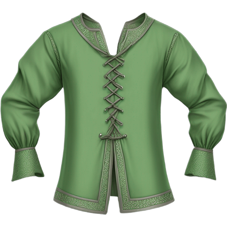 medieval shirt green emoji