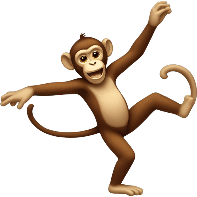 Dancing monkey emoji