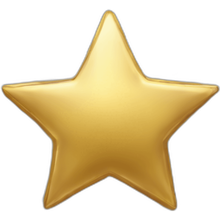 Gold Star burst emoji