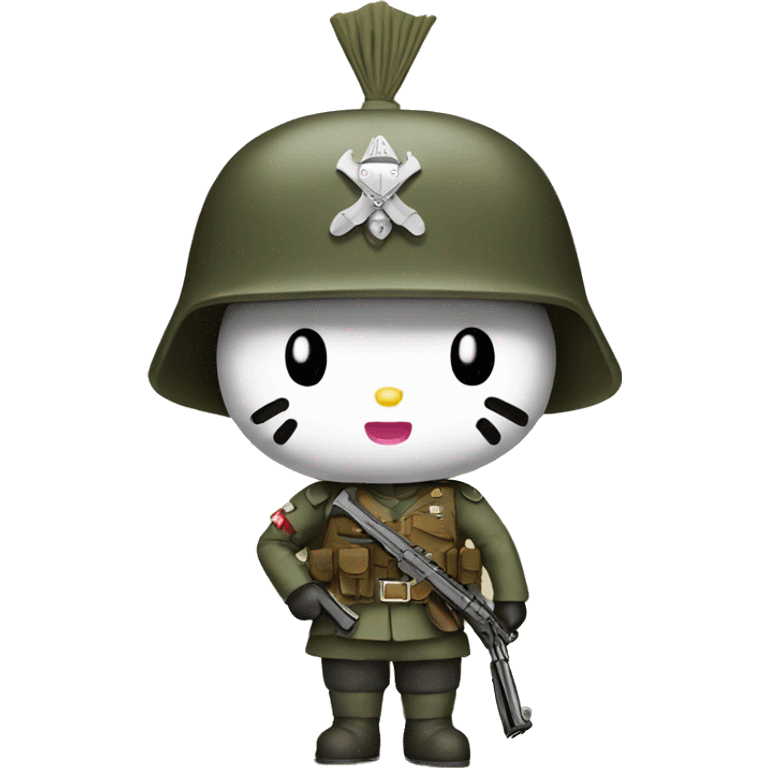 hello kitty soldier emoji