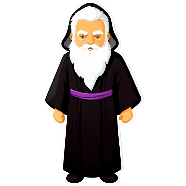 black robe emoji