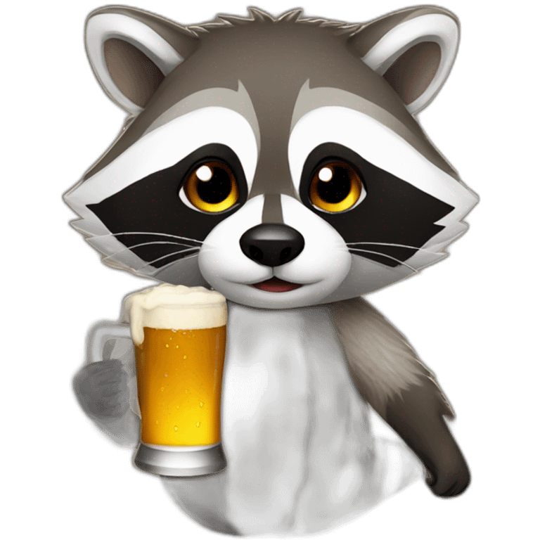 raccoon-with-beer emoji