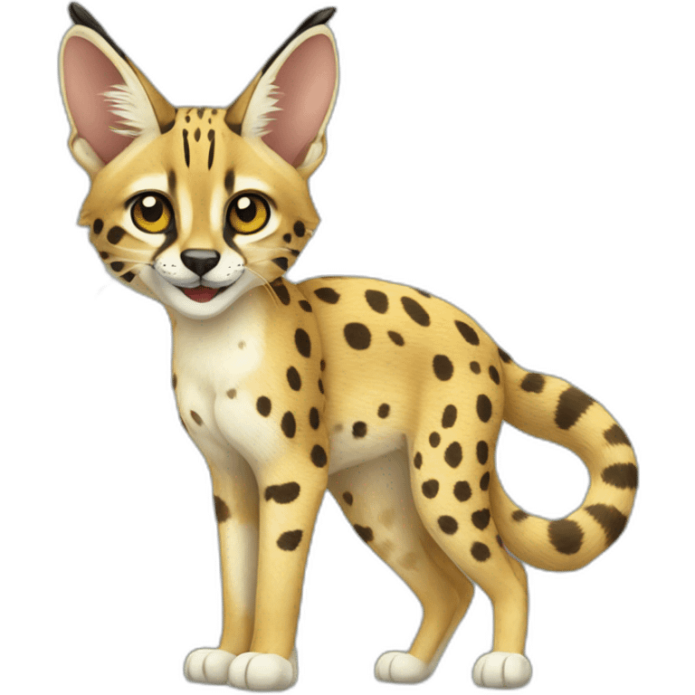 Serval emoji