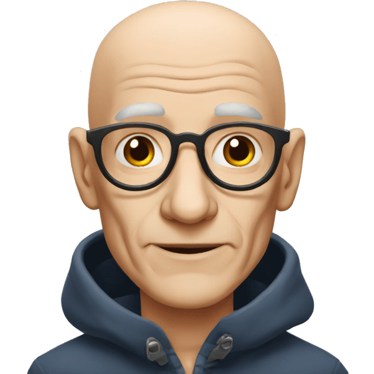 hairless old Frenchman emoji