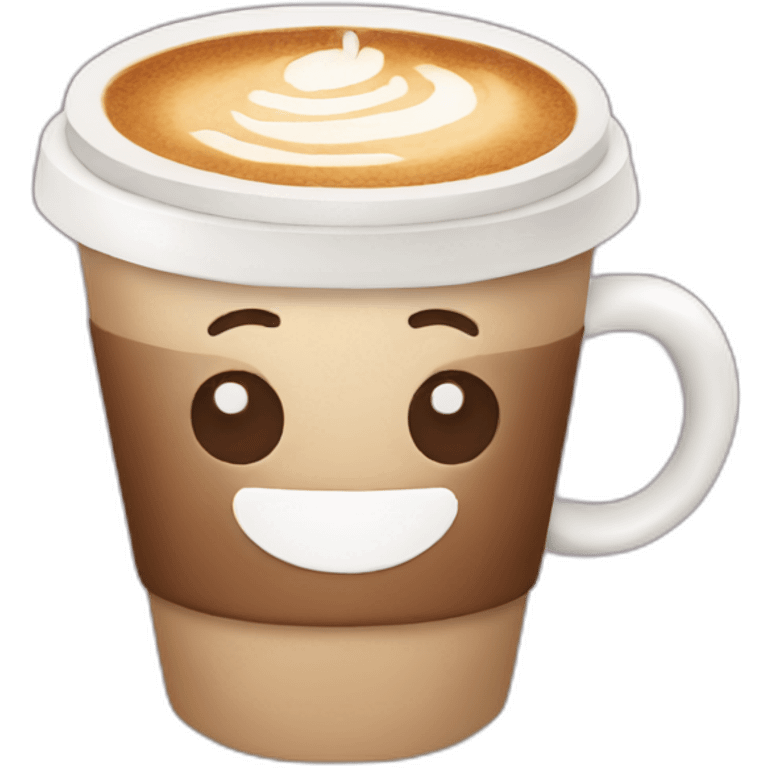 kawaii coffee emoji