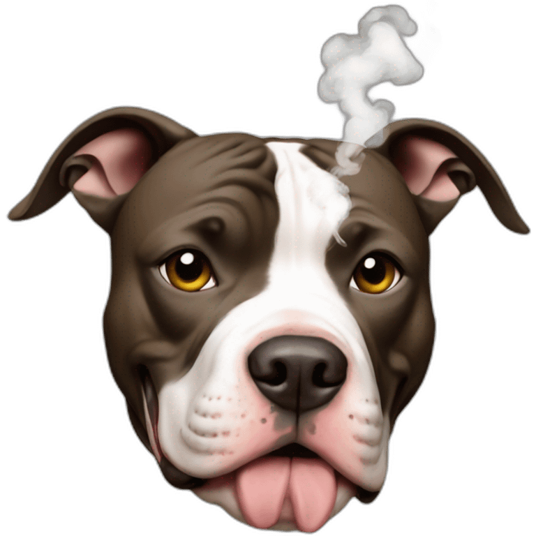 smoking-pitbull emoji