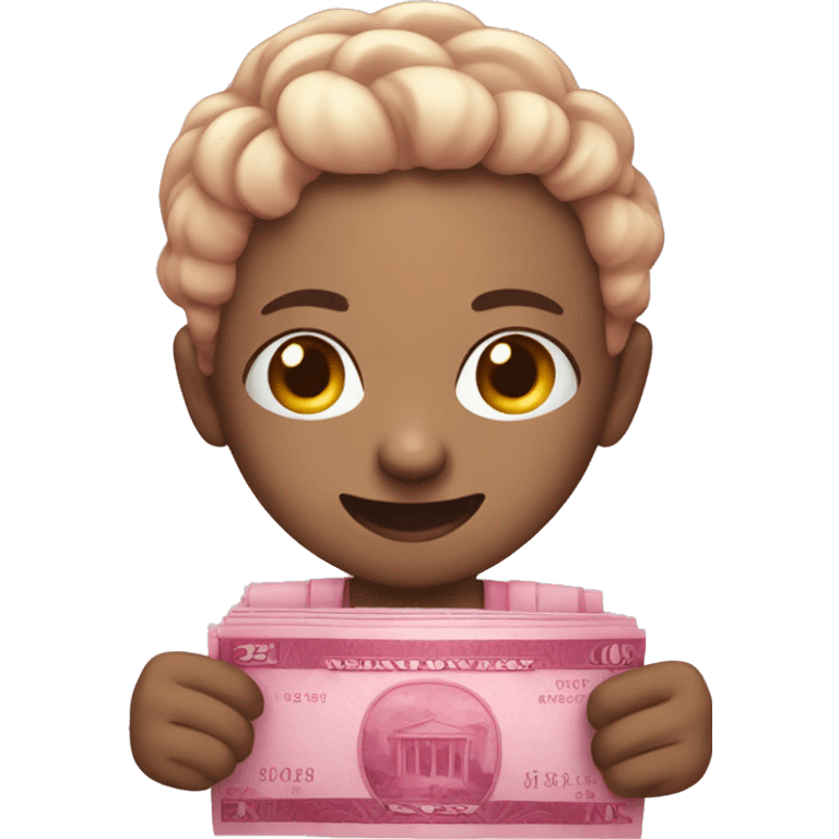 Cute pink money  emoji