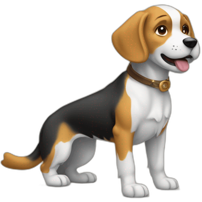 courage le chien froussard emoji