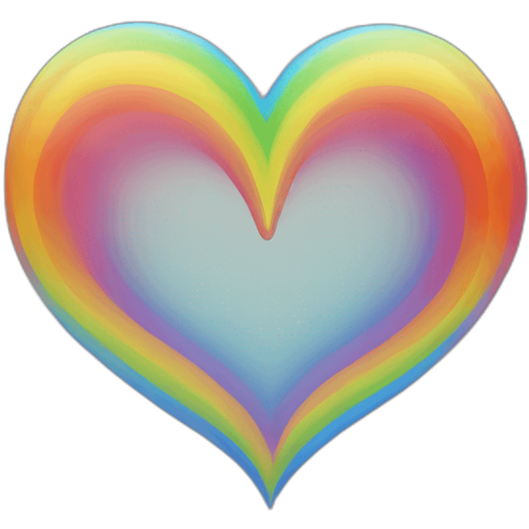 RAINBOW HEART emoji