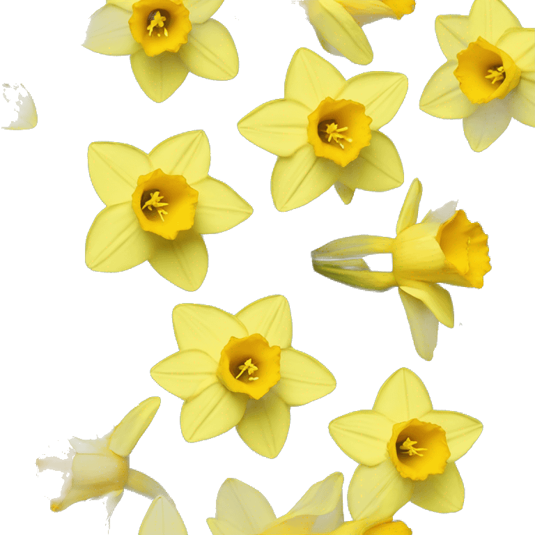 daffodil flowers emoji