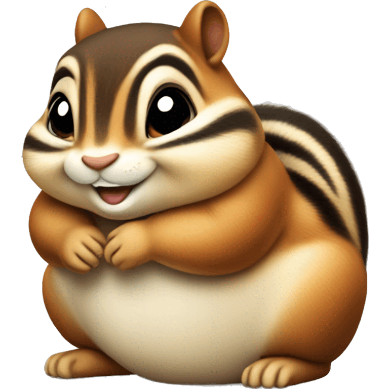 Chubby chipmunk  emoji